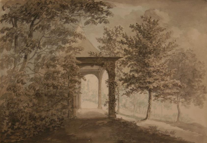 Thomas Barker - The Green seat in Lansdown Gardens